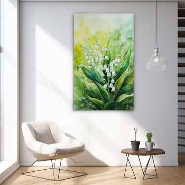 White Flower Watercolor Painting
